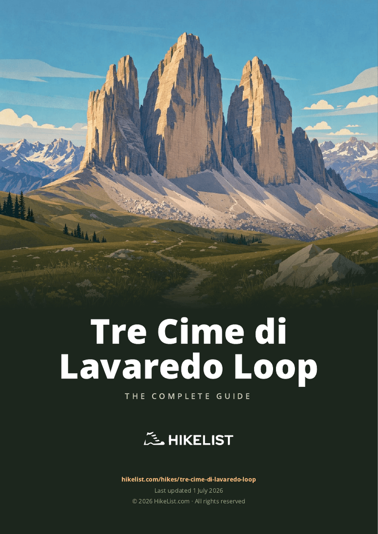 Tre Cime di Lavaredo Loop — downloadable guide cover