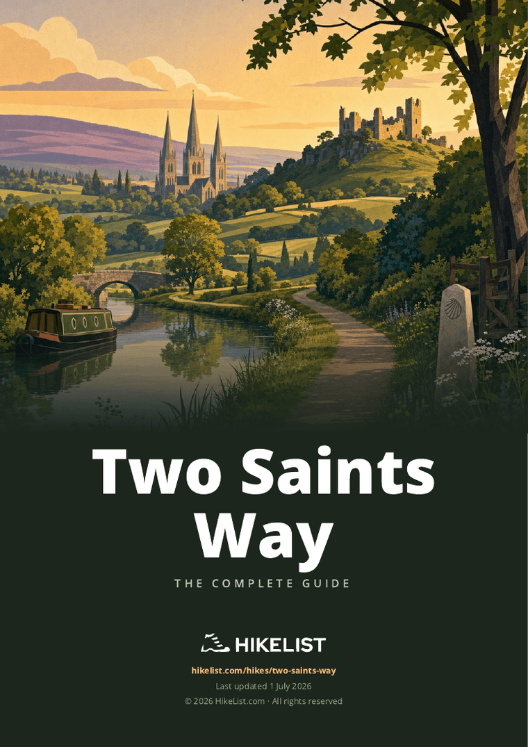 Two Saints Way — downloadable guide cover