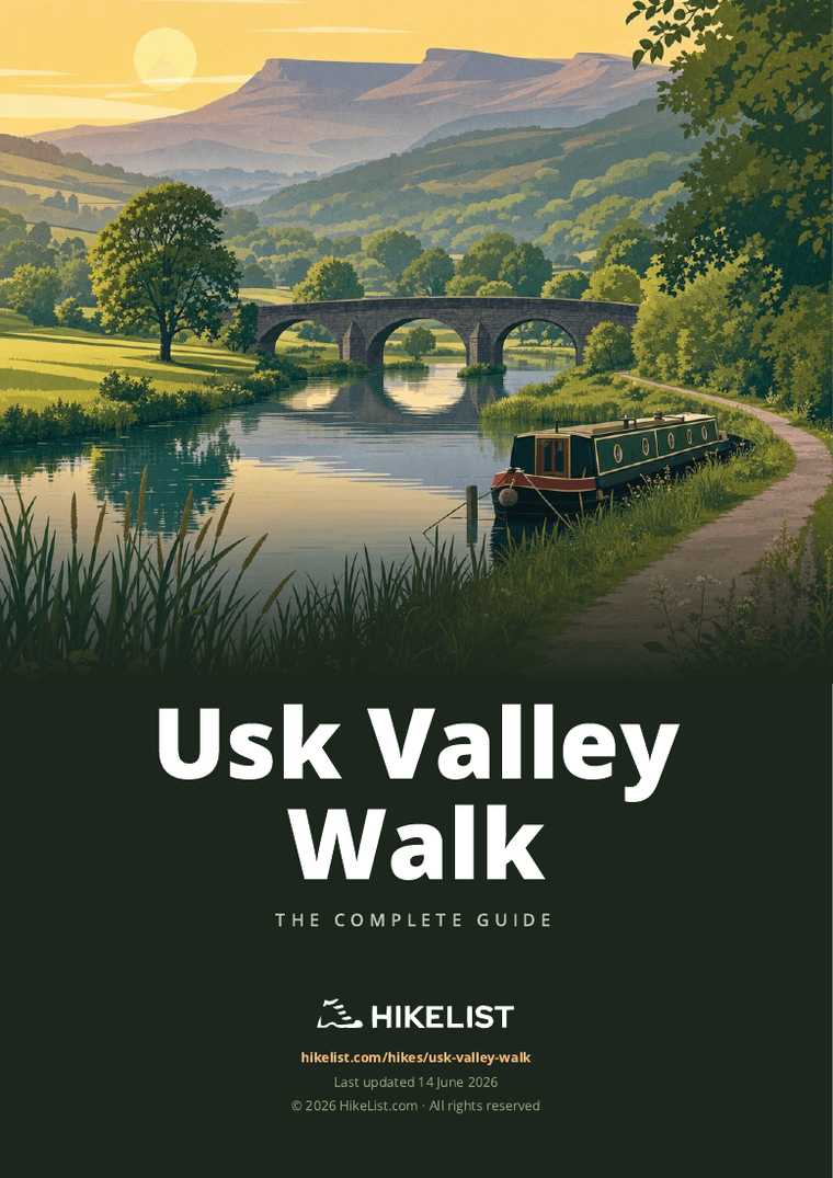 Usk Valley Walk — downloadable guide cover