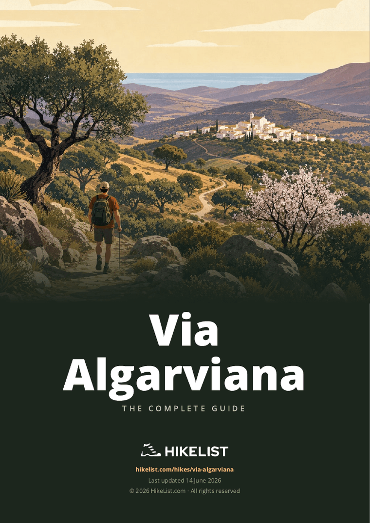 Via Algarviana — downloadable guide cover