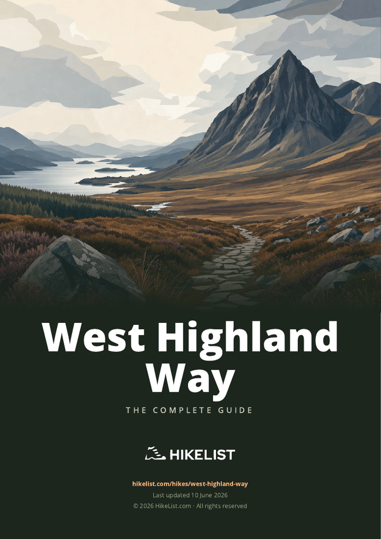 West Highland Way — downloadable guide cover