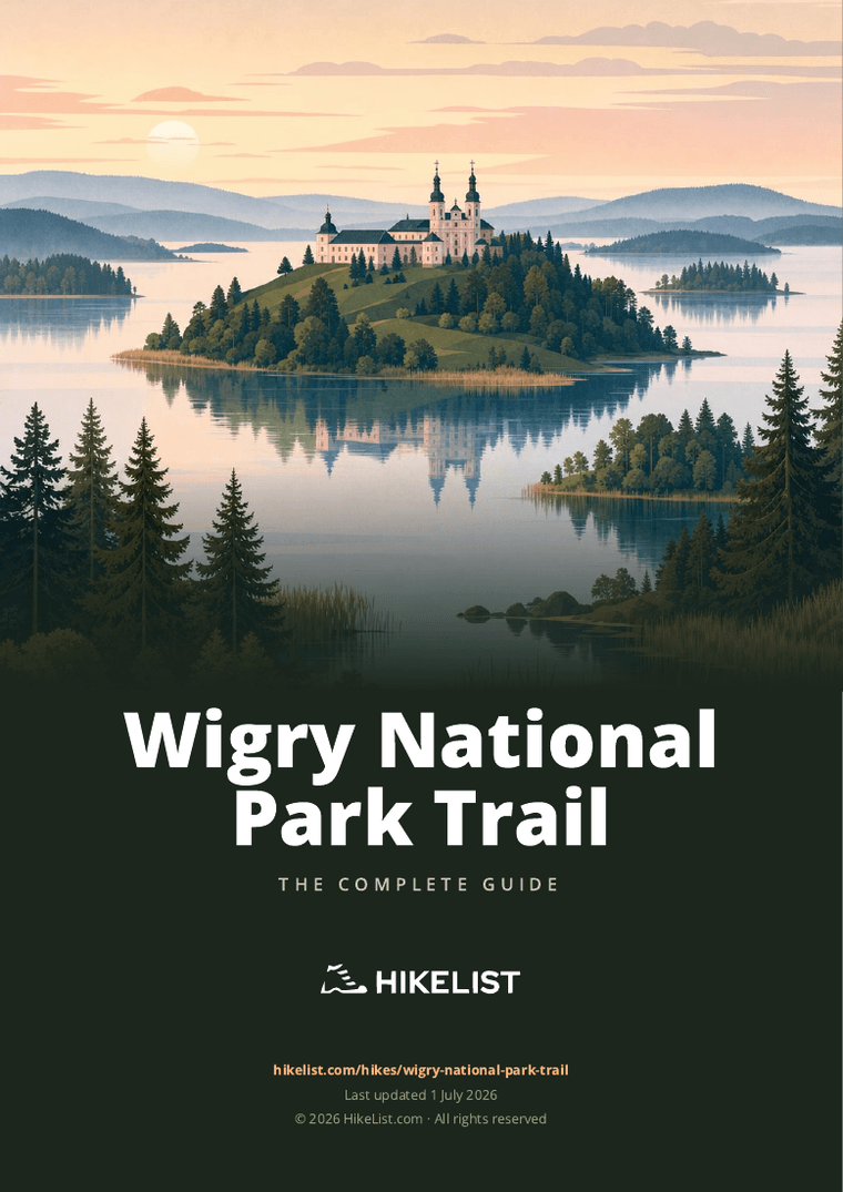 Wigry National Park Trail — downloadable guide cover