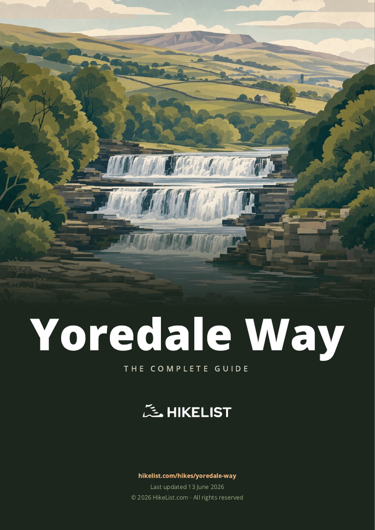Yoredale Way — downloadable guide cover